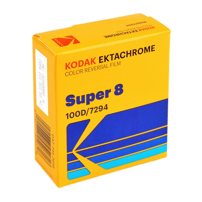 KODAK Ektachrome 100D Color Reversal Film 7294, 50 Ft Super8