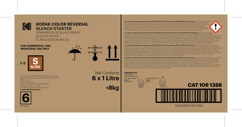 Color Reversal Bleach Starter 6 x 1L Concentrate