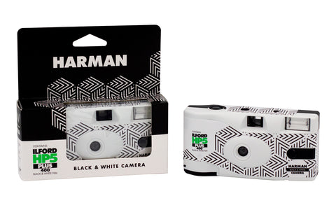 Ilford HP5+ Fotocamera Usa E Getta Con Flash – 27 Esposizioni, Pellicola BN ISO 400