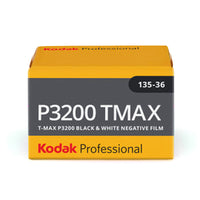 TMax P3200 Black and White Negative Film, 35mm 36 exp.