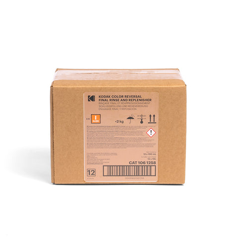 Color Reversal Final Rinse and Replenisher To Make 12 x 10L (120 Liters)